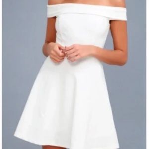 BRAND NEW While Lulus Skater Dress
